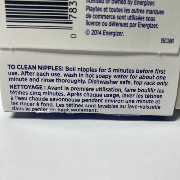 Playtex NaturaLatch Silicone Nipples 3-6M+ Fast 5 (2) Packs - Picture 9 of 13